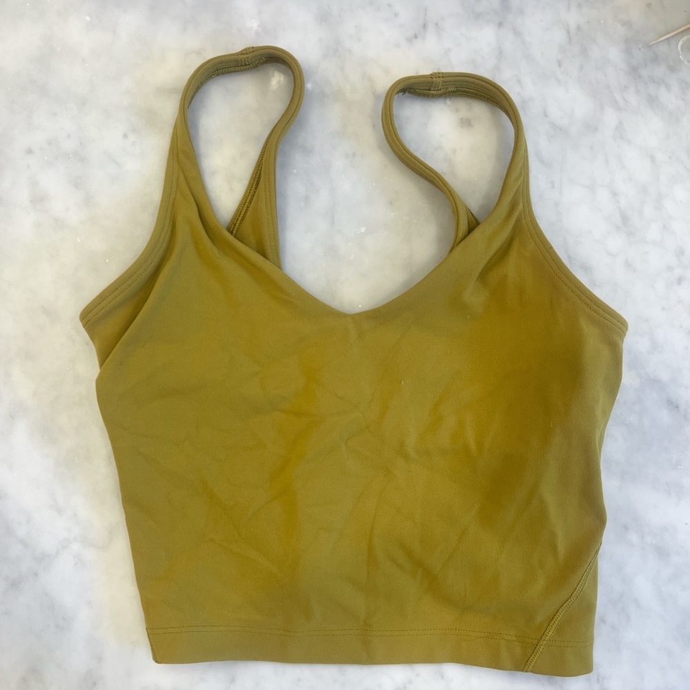 Lululemon olive green align tank